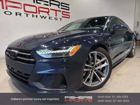 Used 2021 Audi A7 e Premium Plus w/ Black Optic Package image 1