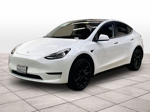 Used 2020 Tesla Model Y Long Range AWD/4WD image 1