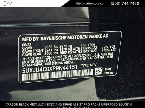 Used 2023 BMW X5 M50i w/ Executive Package AWD/4WD image 56