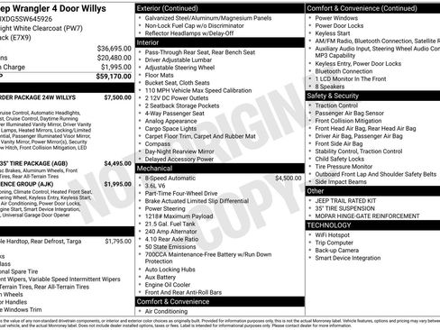 New 2025 Jeep Wrangler Willys image 32