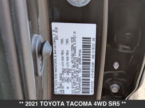 Used 2021 Toyota Tacoma SR5 image 23
