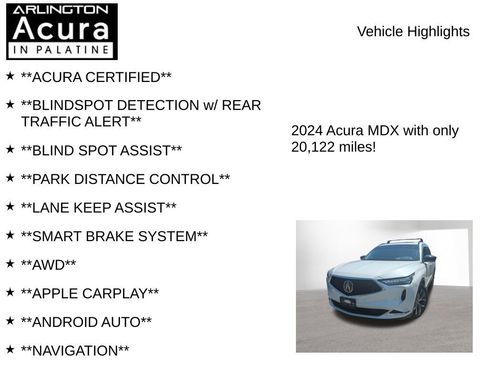 Used 2024 Acura MDX SH-AWD w/ Technology Package image 7