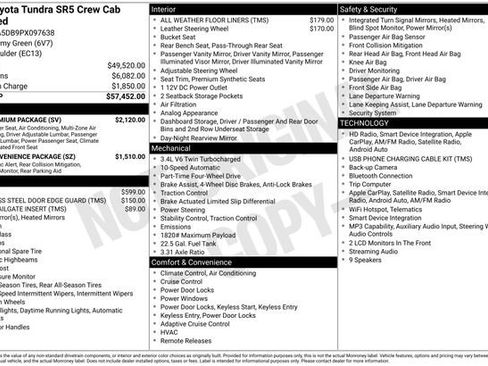 Used 2023 Toyota Tundra SR5 w/ SR5 Premium Package AWD/4WD image 30