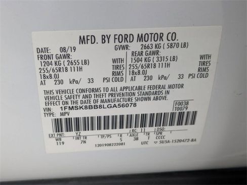 Used 2020 Ford Explorer 4WD image 39