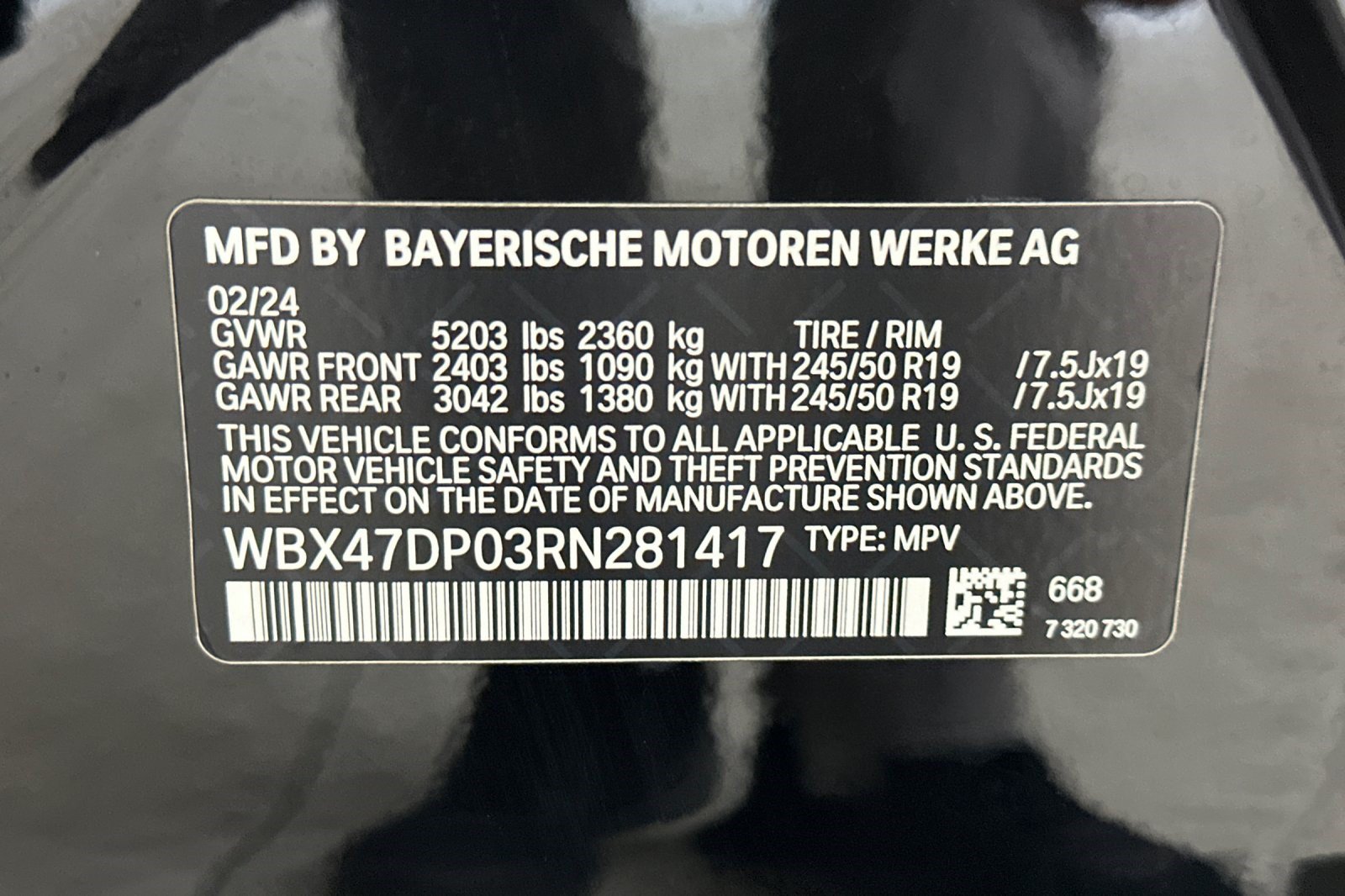 Certified 2024 BMW X3 sDrive30i w/ Convenience Package w/ZPA RWD image 29