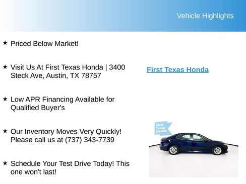 Used 2022 Toyota Camry LE FWD image 9