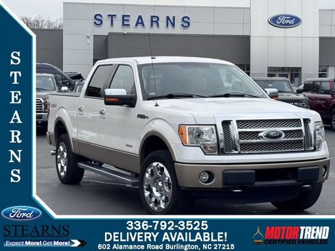 Used 2012 Ford F150 Lariat w/ Lariat Chrome Pkg image 1