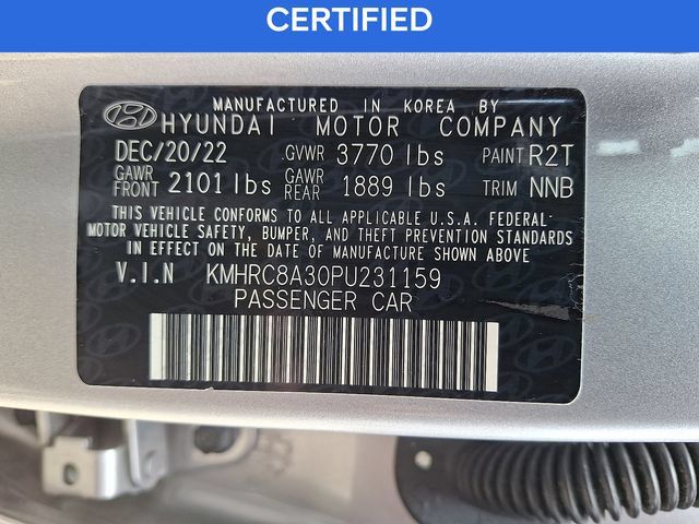 Certified 2023 Hyundai Venue SEL w/ Cargo Package FWD image 50