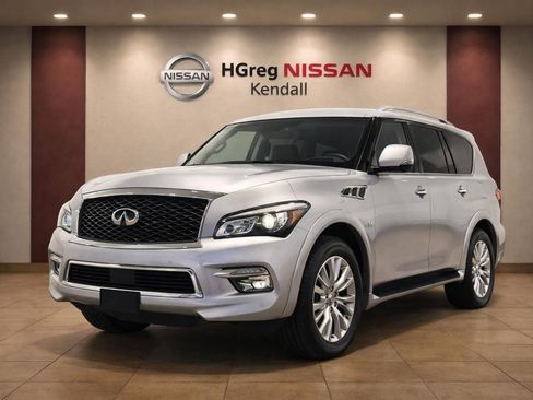 Used 2017 INFINITI QX80 4WD w/ Driver Assistance Package image 3