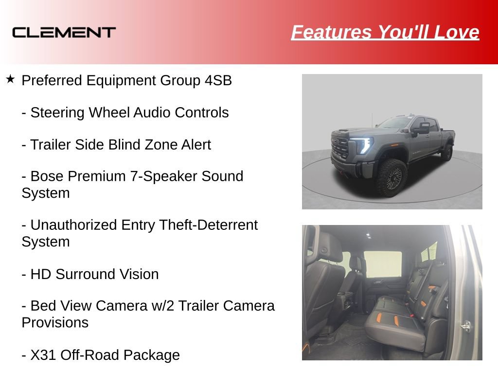 Used 2024 GMC Sierra 2500 AT4 w/ AT4 Premium Plus Package AWD/4WD image 13