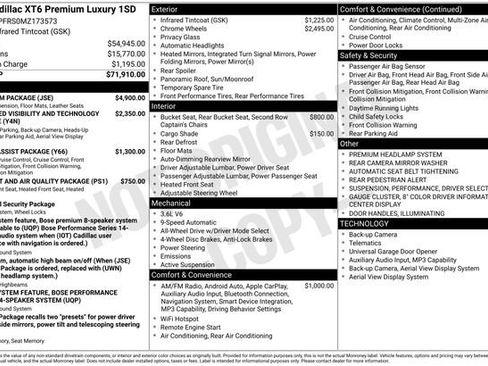 Used 2021 Cadillac XT6 Premium Luxury w/ Platinum Package image 3