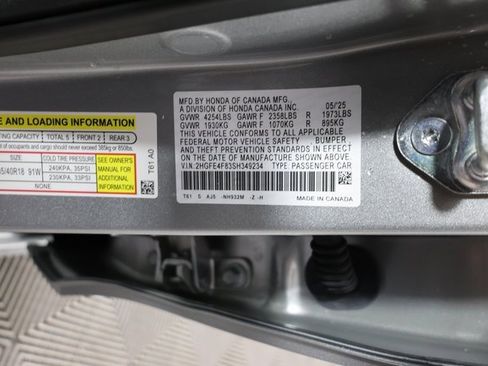 Used 2025 Honda Civic Sport Touring image 29