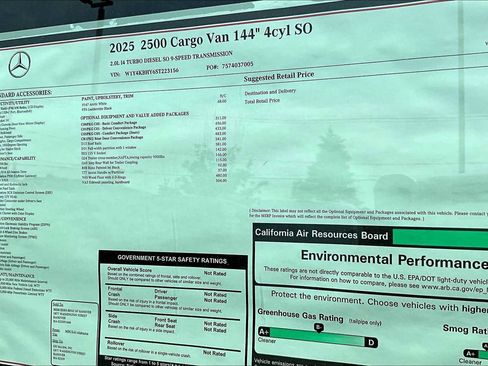 New 2025 Mercedes-Benz Sprinter 2500 image 19