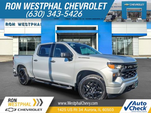 Certified 2022 Chevrolet Silverado 1500 Custom w/ Rally Edition image 1