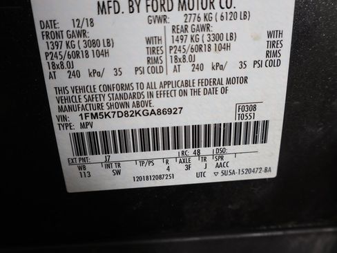 Used 2019 Ford Explorer XLT w/ Equipment Group 202A image 51