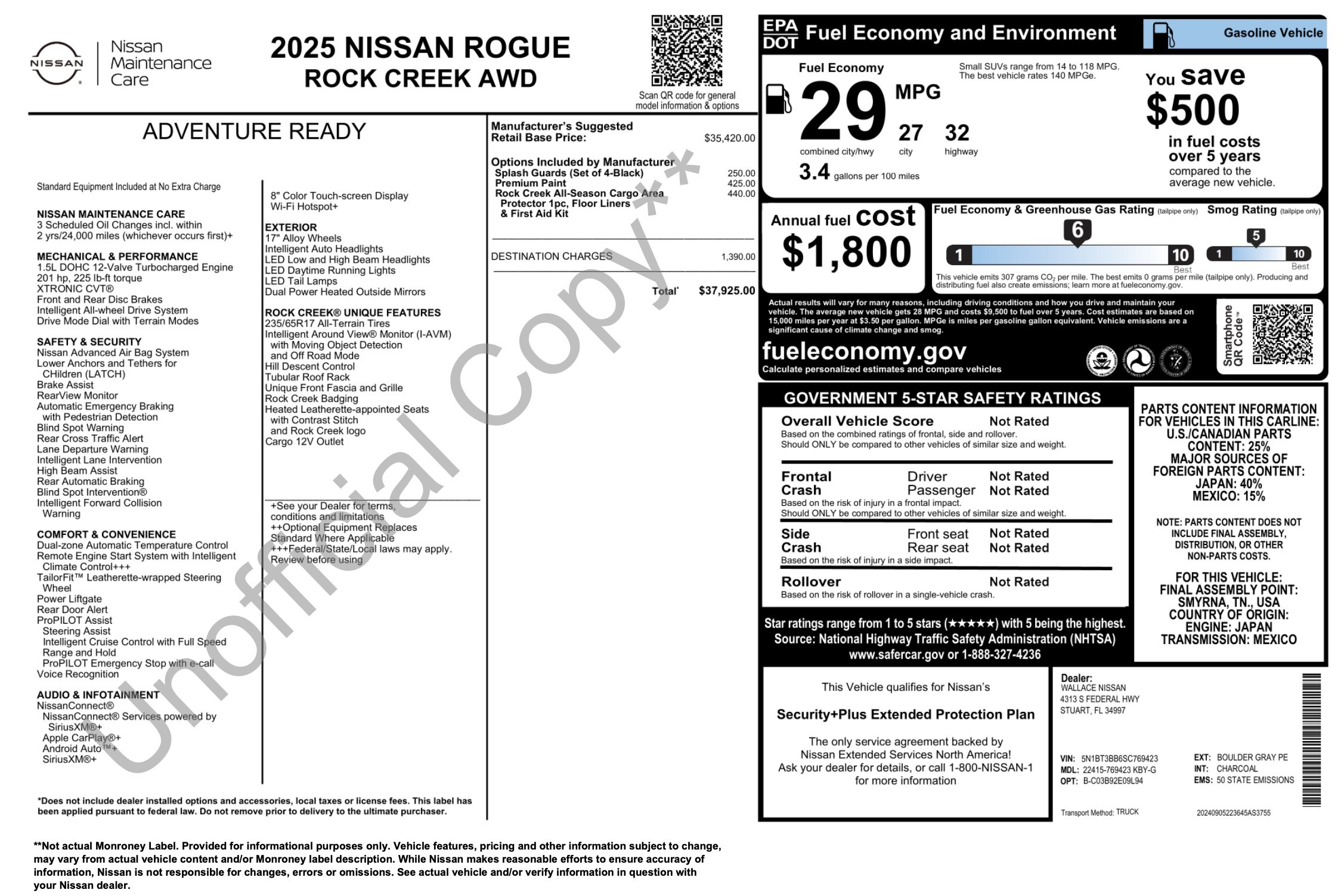 Used 2025 Nissan Rogue SV AWD/4WD image 4