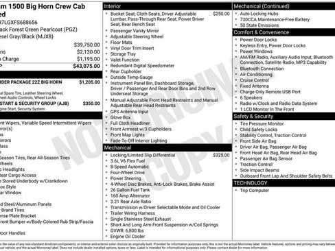 Used 2015 RAM 1500 Big Horn AWD/4WD image 7