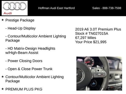 Used 2019 Audi A6 3.0T Premium Plus AWD/4WD image 24