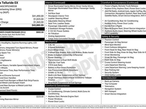 Used 2023 Kia Telluride EX w/ EX Captain's Chair Package image 6