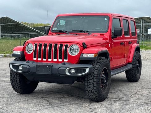 Used 2020 Jeep Wrangler Unlimited Sahara w/ Uconnect 4C Nav & Sound Group AWD/4WD image 1