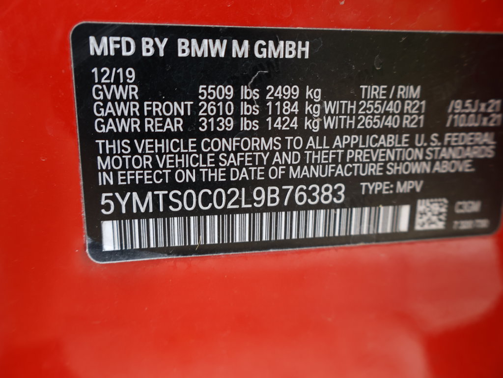 Used 2020 BMW X3 M AWD/4WD image 43