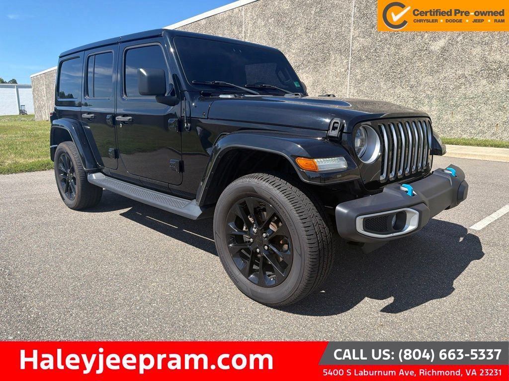 Used 2022 Jeep Wrangler Unlimited Sahara w/ Cold Weather Group AWD/4WD image 1