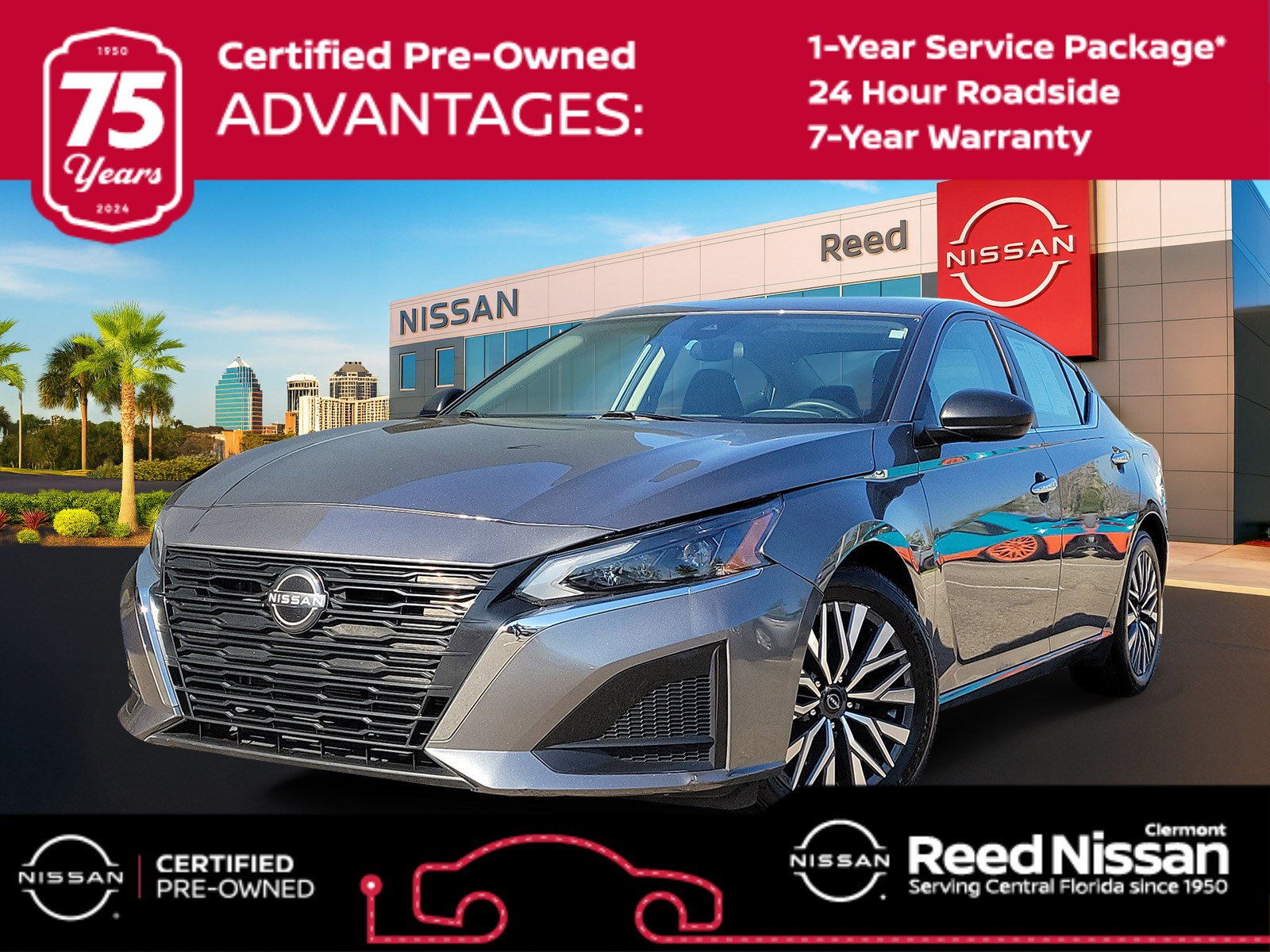 Certified 2024 Nissan Altima 2.5 SV FWD image 1