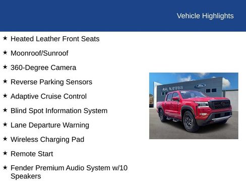 Used 2024 Nissan Frontier Pro-X w/ Pro Premium Package RWD image 29