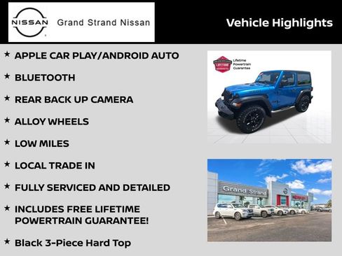Used 2022 Jeep Wrangler Sport AWD/4WD image 3