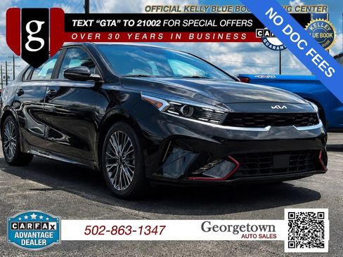 Used 2022 Kia Forte GT-Line w/ GT-Line Technology Package FWD image 1