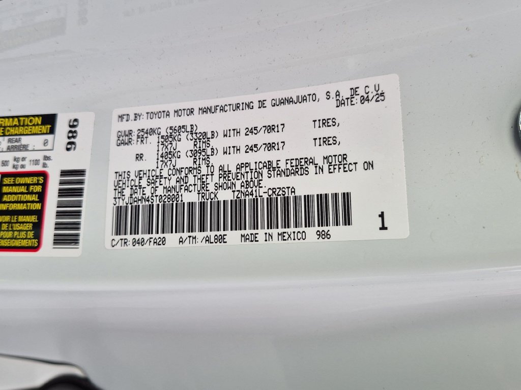 Used 2025 Toyota Tacoma SR RWD image 19