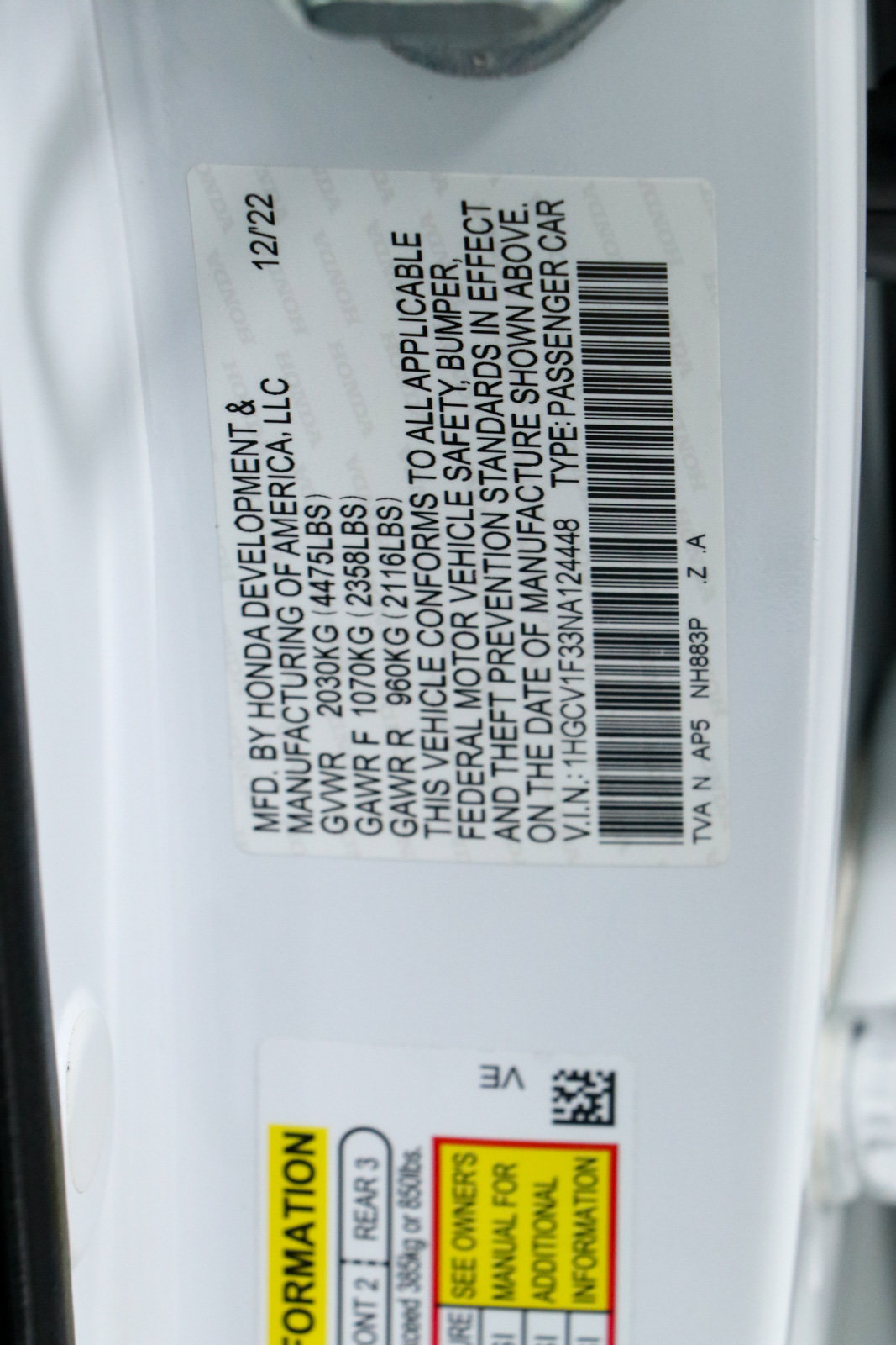 Used 2022 Honda Accord Sport image 30