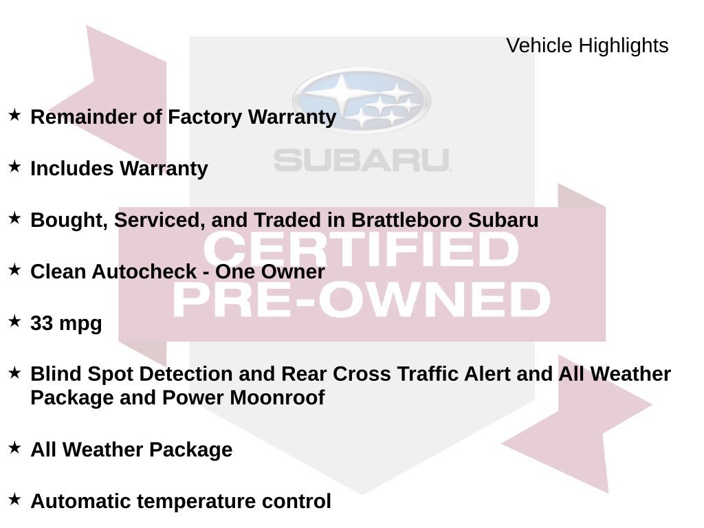 Certified 2026 Subaru Impreza 2.0i Sport AWD/4WD image 9
