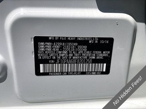 Used 2015 Subaru Impreza 2.0i AWD/4WD image 25