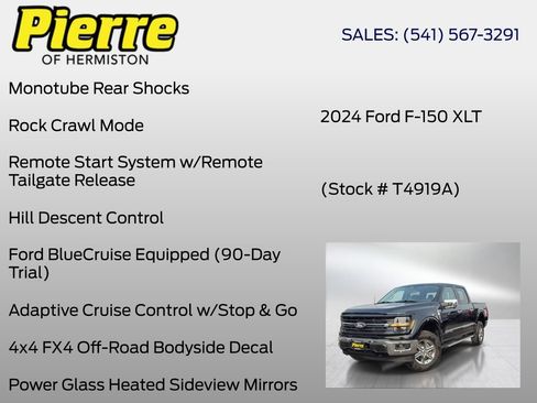 Used 2024 Ford F150 XLT w/ Equipment Group 302A MID AWD/4WD image 24