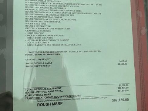 New 2025 Ford F150 XLT w/ Equipment Group 302A MID image 2