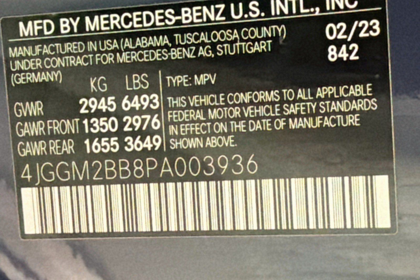 Certified 2023 Mercedes-Benz EQE 350+ SUV image 24
