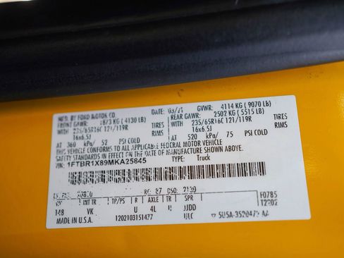 Used 2021 Ford Transit 250 148 High Roof w/ Load Area Protection Package RWD image 29