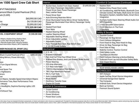 Used 2022 RAM 1500 Sport w/ Rebel Level 2 Equipment Group AWD/4WD image 10