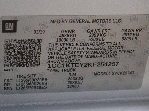 Used 2019 Chevrolet Silverado 2500 LTZ w/ Duramax Plus Package image 55