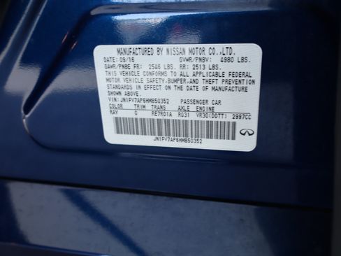 Used 2017 INFINITI Q50 Red Sport 400 image 52