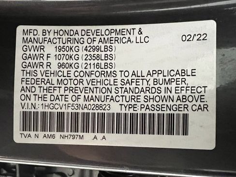 Used 2022 Honda Accord EX-L image 67