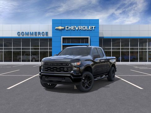 New 2026 Chevrolet Silverado 1500 Custom w/ Turbomax Blackout Package AWD/4WD image 9