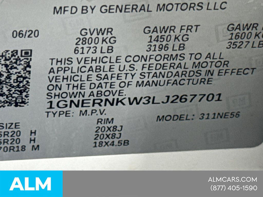 Used 2020 Chevrolet Traverse High Country w/ LPO, Cargo Package FWD image 39