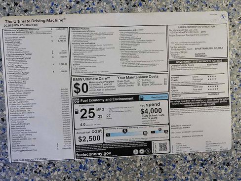 Used 2026 BMW X5 xDrive40i w/ M Sport Package image 16