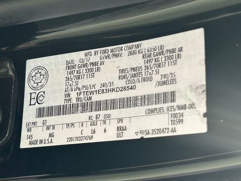 Used 2017 Ford F150 XLT AWD/4WD image 33