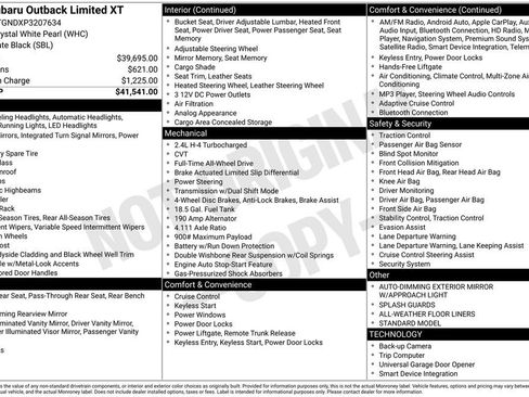 Used 2023 Subaru Outback Limited XT image 32