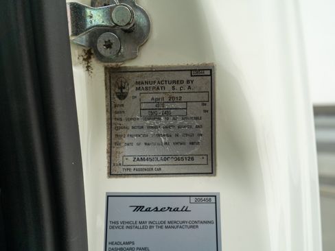Used 2012 Maserati GranTurismo S image 20