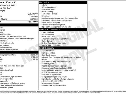 Used 2012 Nissan Xterra X image 3