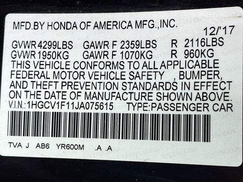 Used 2018 Honda Accord LX image 28